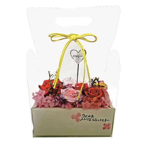 Fragrant flowers 100% handmade semi-permanent gift flower box kosher flower
