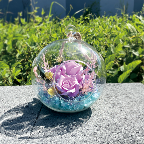 Fragrant Flower 100% Handmade Semi-Permanent Glass Bowl 12 Pie